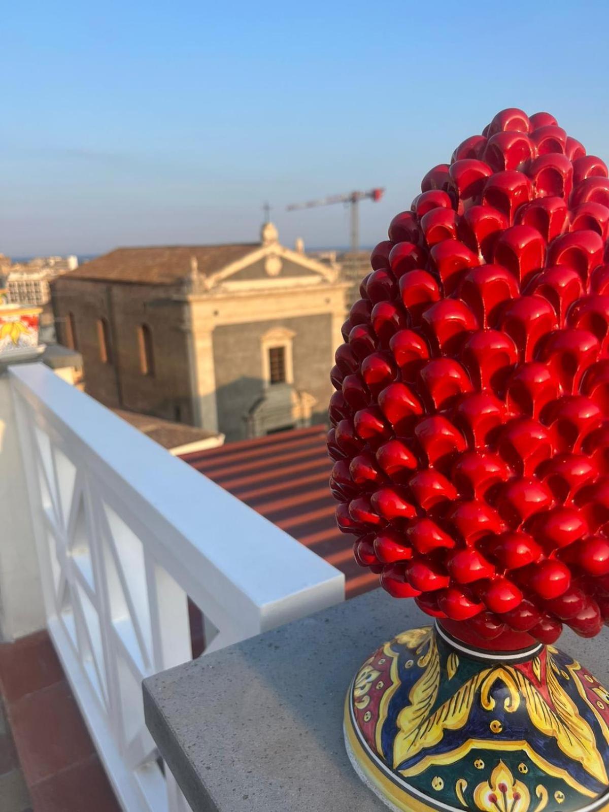 La Terrazza Sul Cielo Appartement Catánia Buitenkant foto