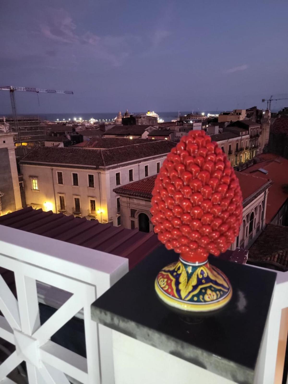 La Terrazza Sul Cielo Appartement Catánia Buitenkant foto